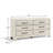Mittal 58" W 6-Drawer Solid Wood Dresser