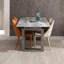Table de salle à manger rectangulaire gris clair-1910393261