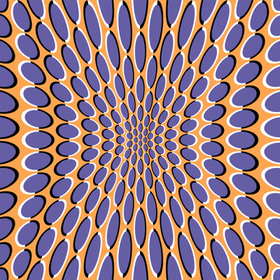 " Optical Illusion. " by Â© Milhrandt Yuliia, 2018