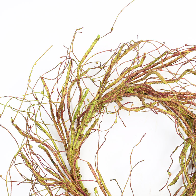 22" Artificial Farmhouse Spring Fall Twig Sprays Front Door Wreath Wall Decor