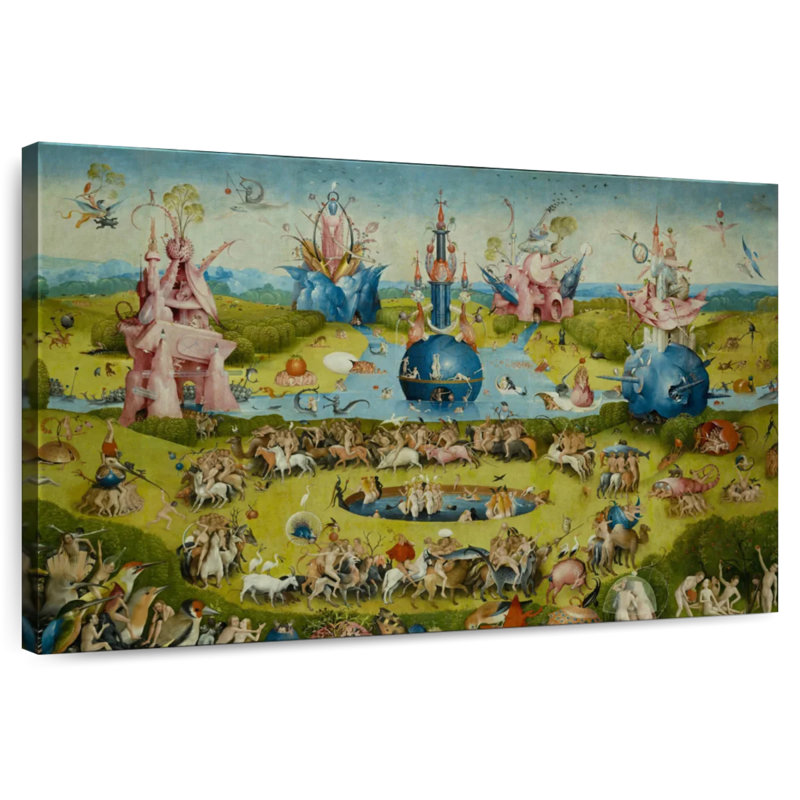 Leisha Le jardin des délices terrestres IV, H 24 po x l 36 po