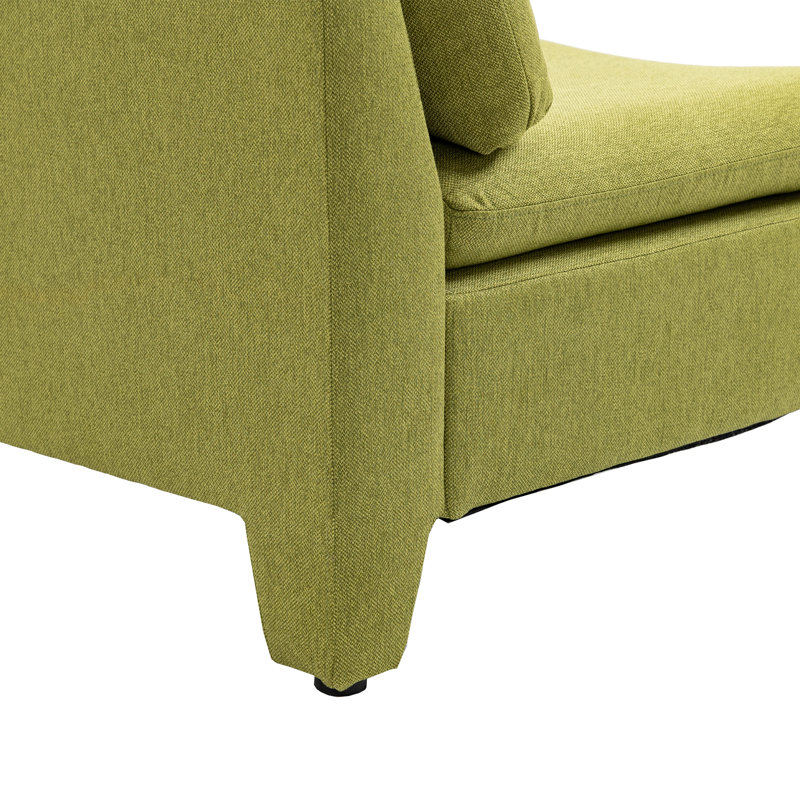 Fauteuil d'appoint simple House Hold, Lin olive