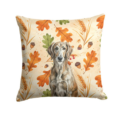 Brindle Scottish Deerhound Heirloom Fall Throw Pillow