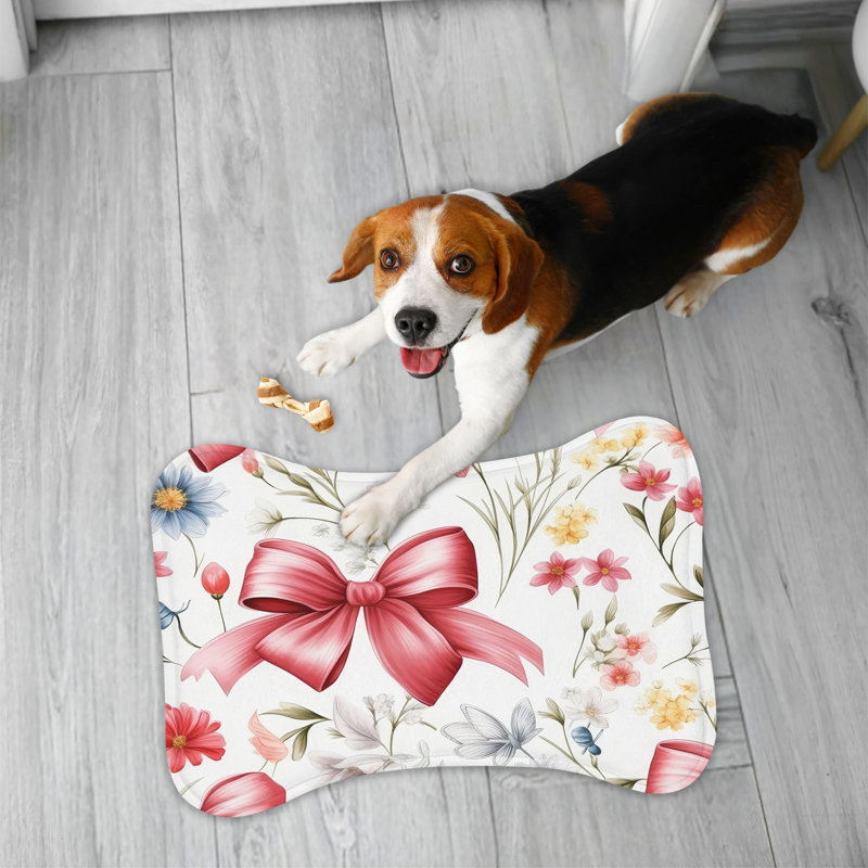 Tapis floral 1 pièce