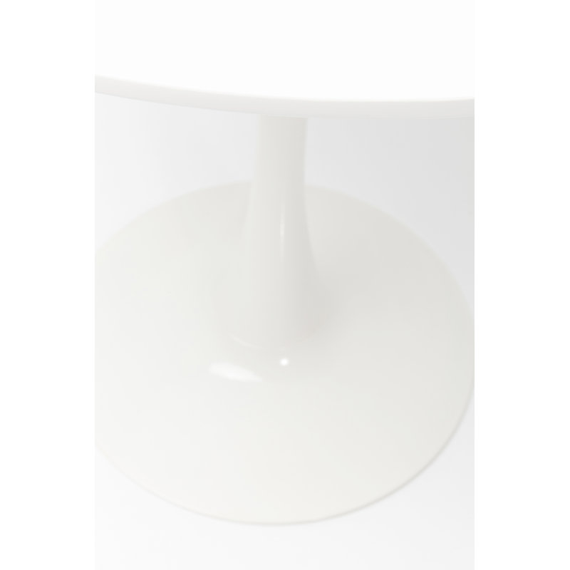 Chic dining table, 72cm H x 80cm W x 80cm D, White
