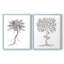 Reproduction encadrée de qualité supérieure de B&W Plant Speciment III - prête à être accrochée - aucun clou requis - aucun clou requis-192665963-192665962