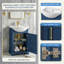 Single Bathroom Vanity with Ceramic Top-1357323878