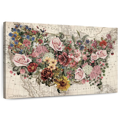 Aliaz Floral USA Map