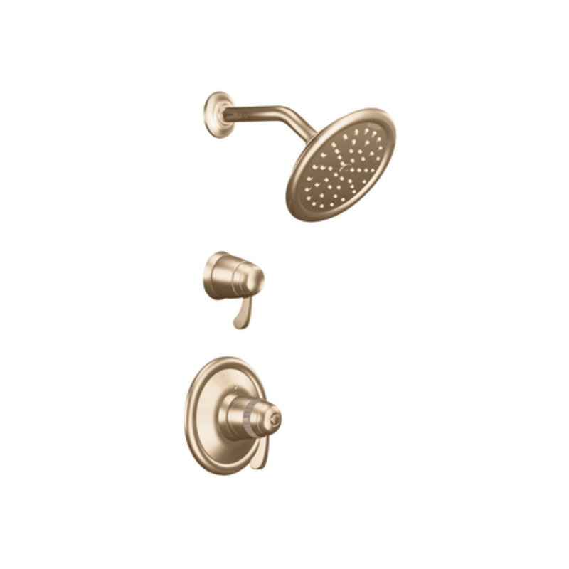 ExactTemp Tub and Shower Faucet Trim with Lever Handle, Antique Bronze