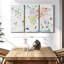 «World Map Continents» sur toile-388377694