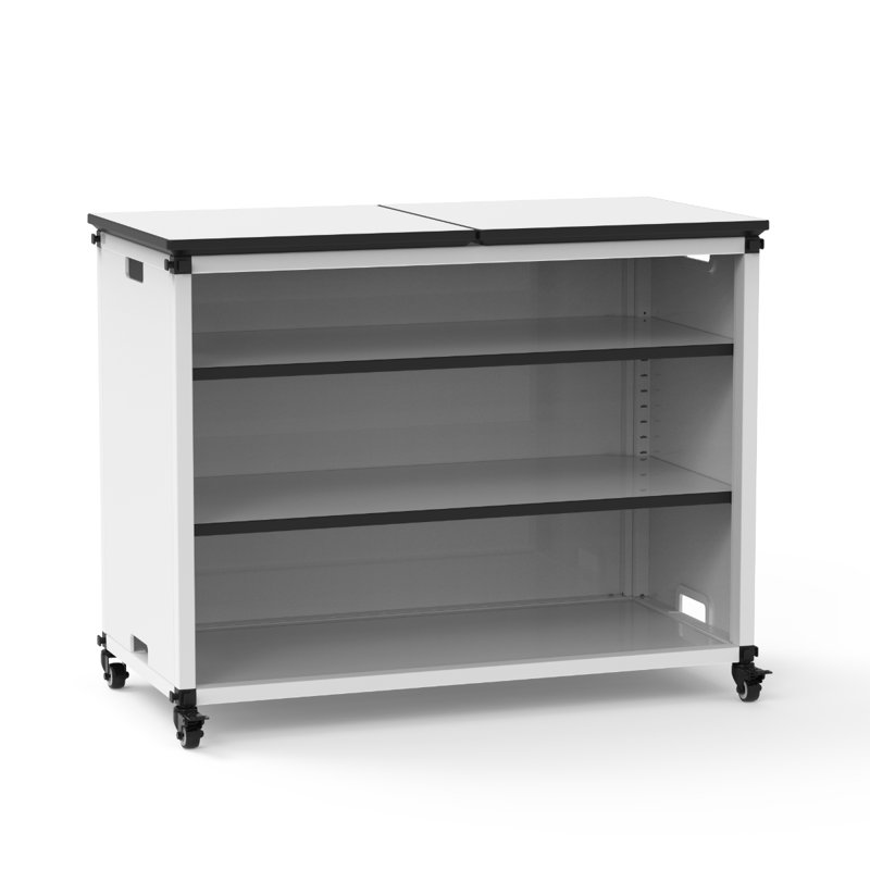 2 Compartment Metal Classroom Cabinet