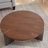 Round coffee table Metel feet-196282906