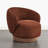 Modern Swivel Barrel Chairs With Wood Base-60020971
