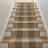 Custom Size Indoor Outdoor Runner Rug (26' x 3' Runner) - Alto Heritage Natural Beige Squares Pet Friendly Flatweave-7700709