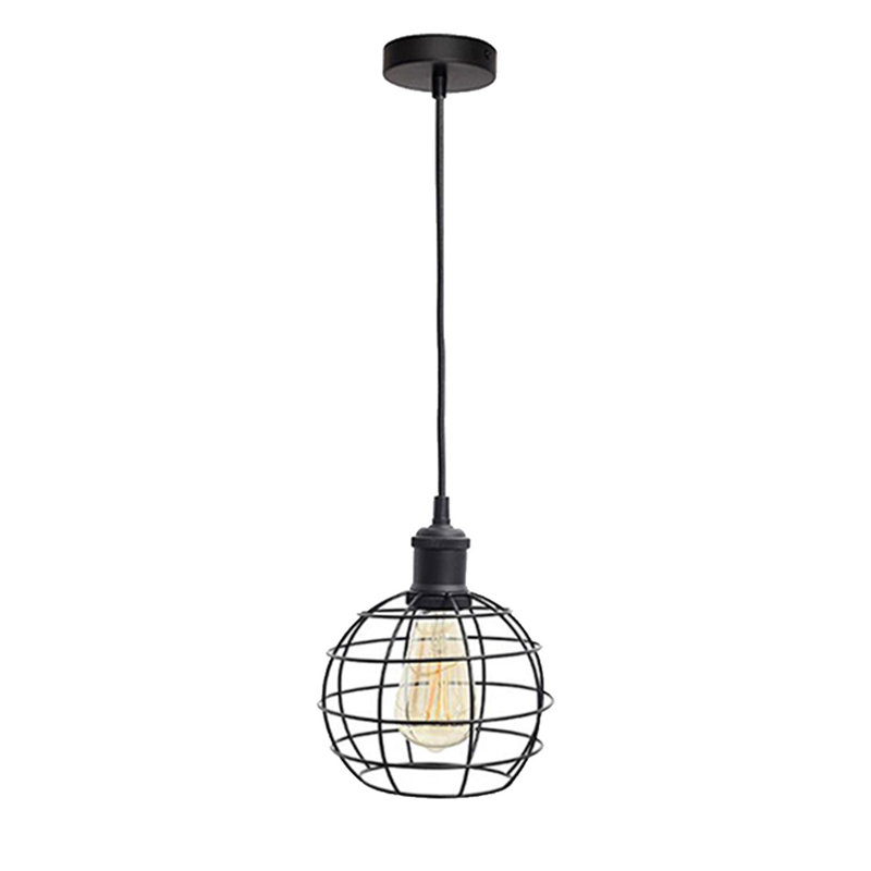 1 - Light Black LED Sphere Pendant