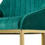 Upholstered Counter Stool with Metal Frame-1447945603