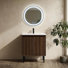 Meuble-lavabo autoportant Valdren de 30 po avec lavabo en céramique intégré