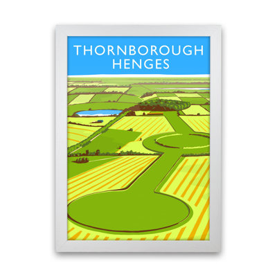 Thornborough Henges Portrait by Richard O'Neill - Print
