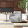 Becerril Upholstered Swivel Barrel Chair