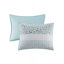 Ensemble de courtepointe pour lit double / grand 4 pièces avec coussin décoratif, motif floral et rembourrage hypoallergénique-119313513-119313509