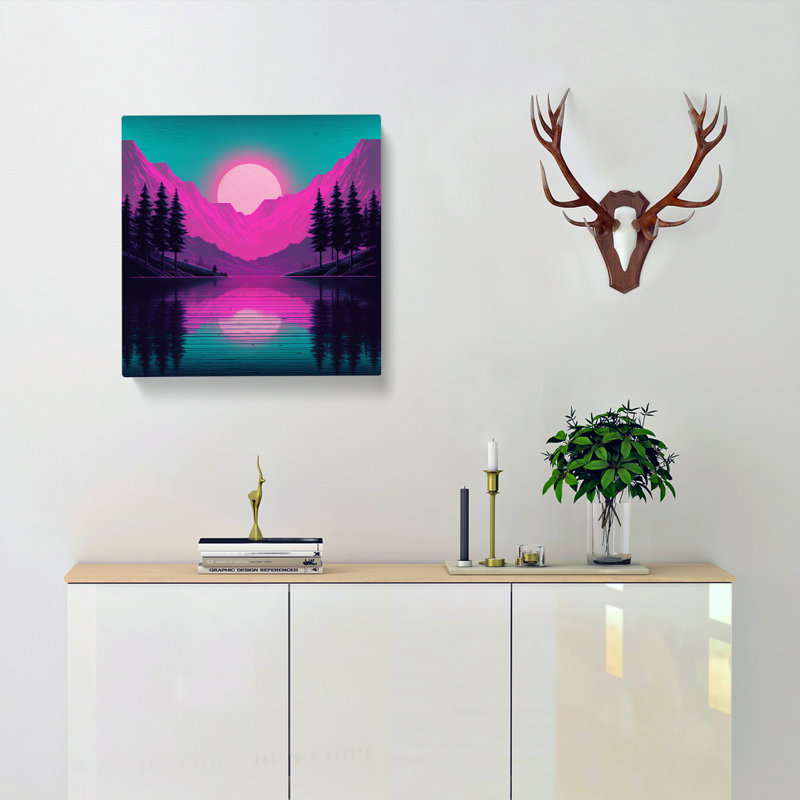 Modern Wall Art - Wrapped Canvas, 35cm H x 35cm W x 3cm D