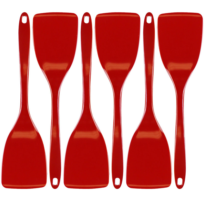 Spatules en mélamine Reston Lloyd (ensemble de 6), Rouge