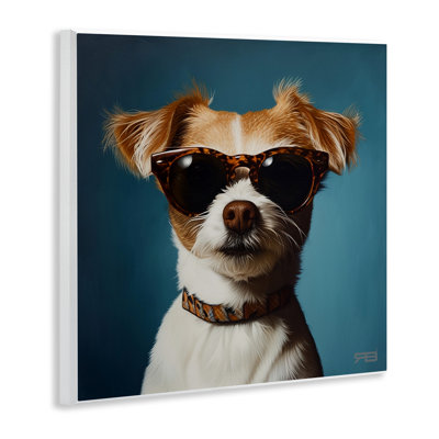 «Cool Dog on Blue» par Roozbeh Bahramali