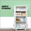 Garde-manger autoportant de style campagnard avec tablettes réglables et rangement multi-scène, pour organiser et maximiser l'espace.-1073507772