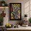 Stained Glass Koala Modern - Wrapped Canvas-941281047-941281055