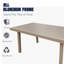 60cm Wide U-Shaped Patio Sofa with Cushions