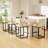 Upholstered Counter Height Bar Stool With Solid Wood Legs-689496967