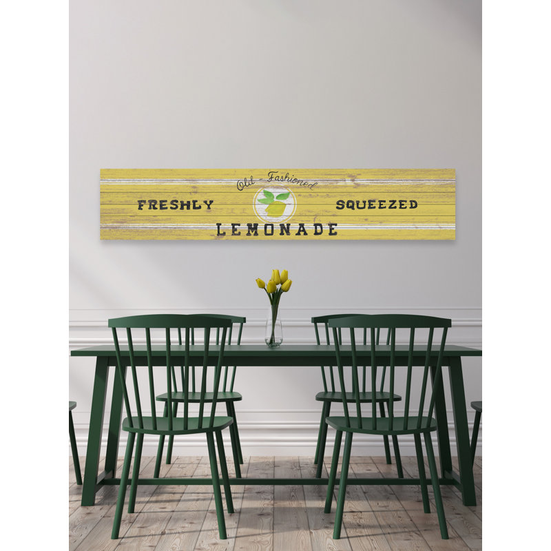 Limonade démodée-reproduction d’art sur bois