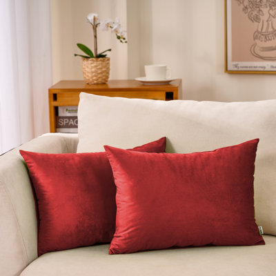 Plain Velvet Collection Velvet Pillow Cover