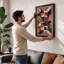 Fragmented Botanicals Mid-Century - Framed Print-592524534-592524529