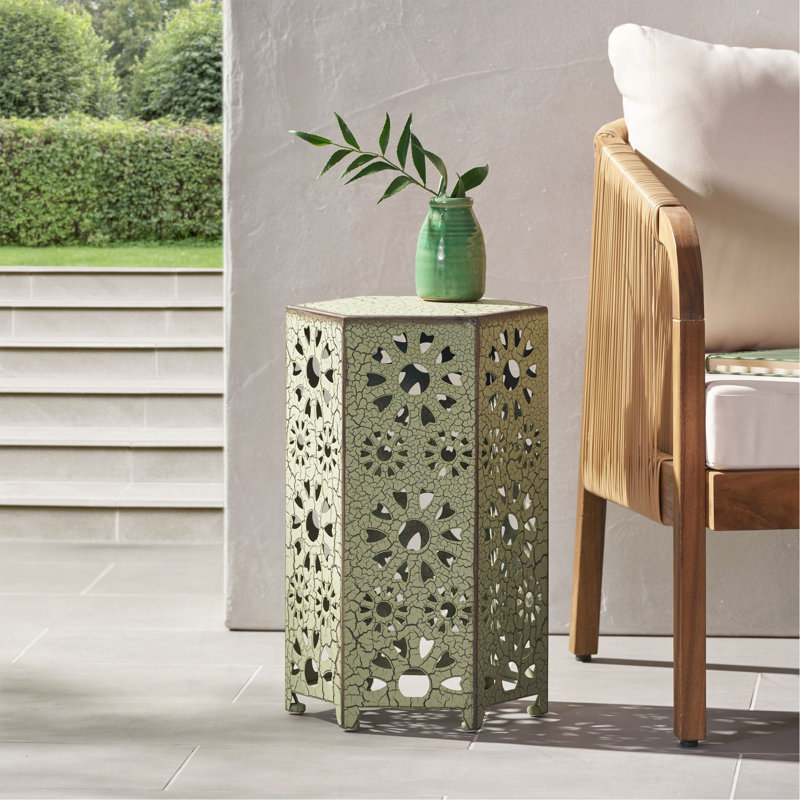 Table d'appoint 12 po ELiana, H 18,5 po x l 12 po x P 10,5 po, Vert