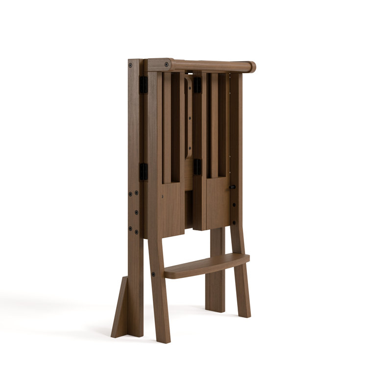 Escabeau pour tout-petit pliable Montessori, Noisette