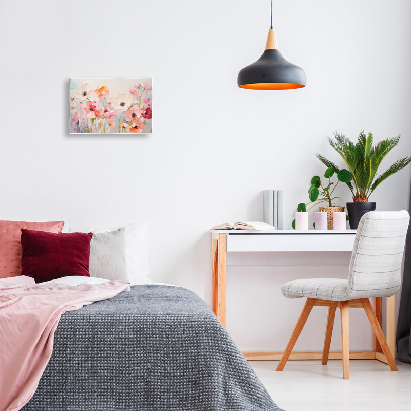 "Pastel Ranunculus Blooms", art mural par Petals Prints Design, H 10 po x l 15 po