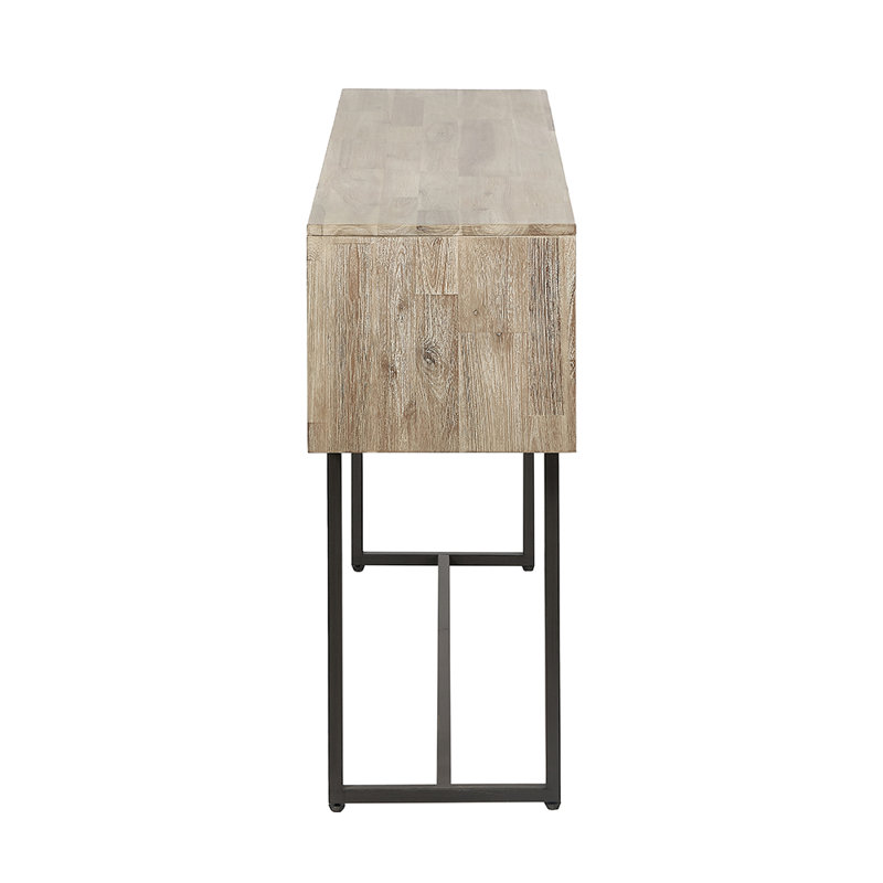 Alika 120cm Solid Wood Top Console Table