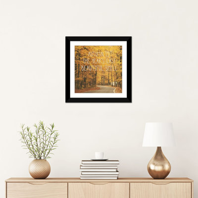 I, impression sur toile tendue October Color