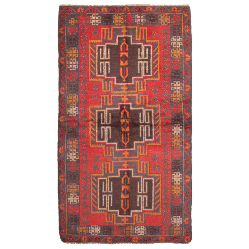 Windley Red Rug 3'8" x 6'7"