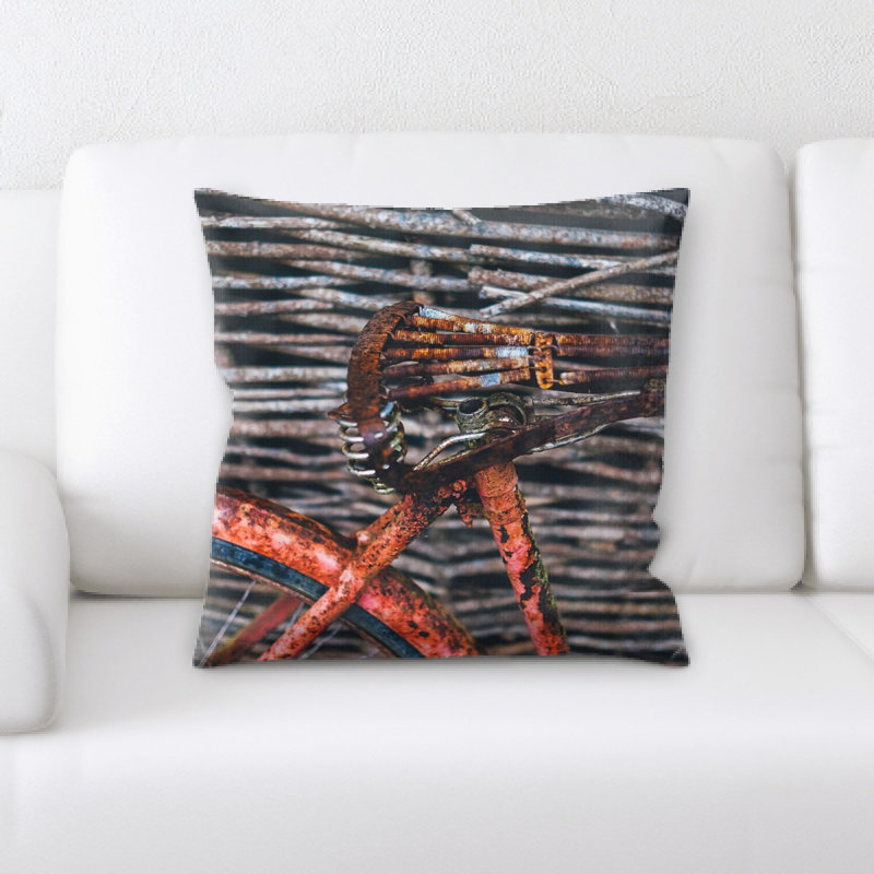 Microsuede Reversible Throw Pillow