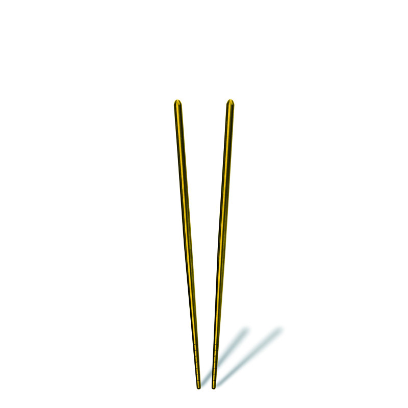 Chopsticks Set - 24 Pieces - Gold, Oro