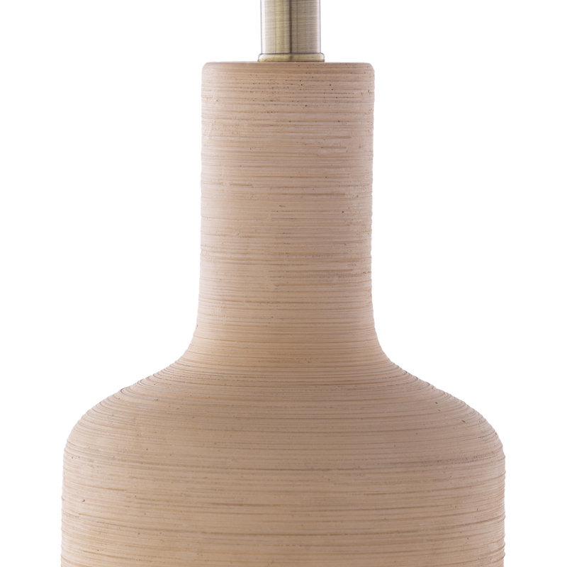 Lampe de table 27 po Lilou, Beige/Or