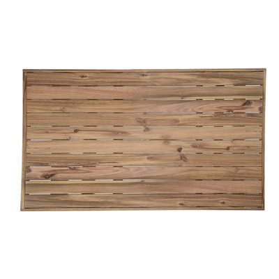 Ensemble de table et de chaises d'extérieur en bois d'acacia de haute qualité