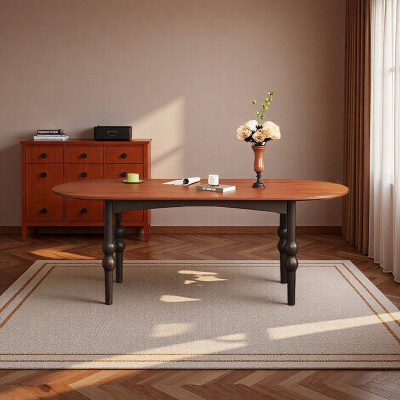 Elegant French Dining Table, 29.92"H x 70.86"L x 35.43"W
