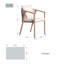 Outdoor Patio Dining Armchair with Cushion