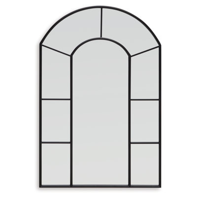 Sulser Metal Window Pane Wall Mirror