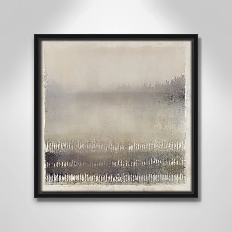 Balanced Silence III - Square Version  Print by Irena Orlov, 13.5'' W x 13.5'' H, Black Floater