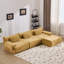 Canapé rembourré avec 3 coussins et repose-pieds-1161736737
