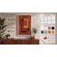 Geometric Earth Tones Abstract - Wrapped Canvas-1561262365-1561262364